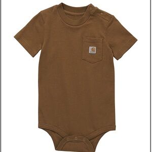 Carhartt Brown Baby Onesie - NWOT